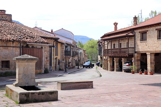 Vista de la localidad de Ruerrero que opta al premio Pueblo de Cantabria 2021. / Alerta