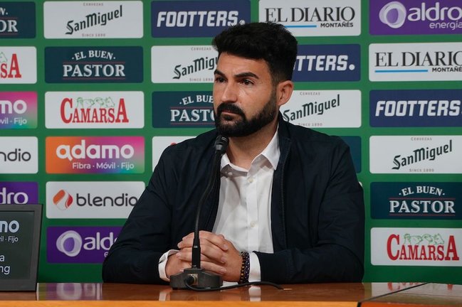 El nuevo entrenador del Racing de Santander, Guillermo Fernández Romo.
