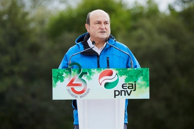 El presidente del EBB del PNV, Andoni Ortuzar