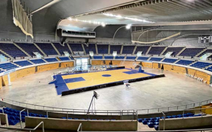 El Palacio de Deportes confía en contar con más de mil espectadores en la Copa Asobal. / ALERTA