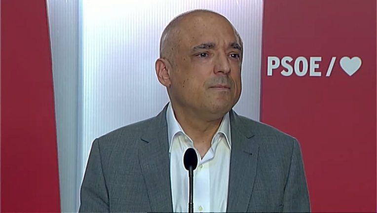 El secretario general del Grupo Socialista en el Congreso de los Diputados, Rafael Simancas
