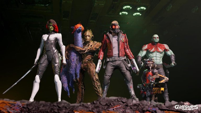 Captura de imagen del videojuego "Marvel's Guardians of the Galaxy" (Guardianes de la Galaxia) cedida por Eidos-Montréal y Marvel Entertainment. EFE/foto cedida