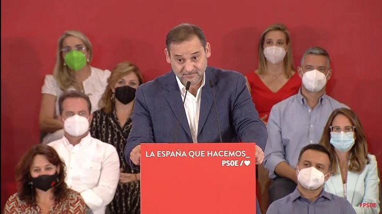 El secretario de Organización del PSOE y ministro de Transporte, Movilidad y Agenda Urbana, José Luis Ábalos,