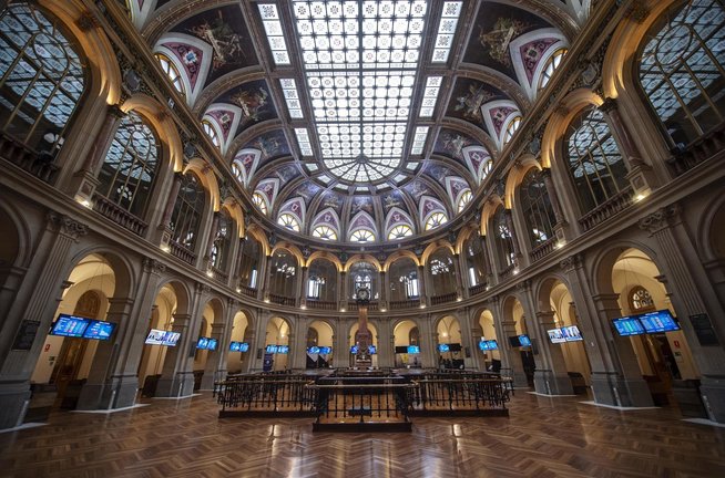 Instalaciones del Palacio de la Bolsa de Madrid, a 18 de junio de 2021, en Madrid, (España).