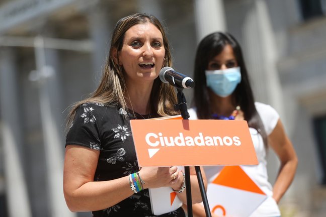 La portavoz de Derechos Sociales de Ciudadanos, Sara Giménez.