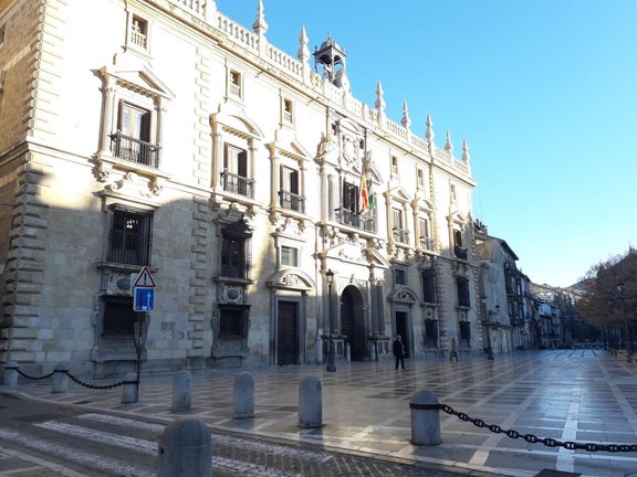 Archivo - Real Chancillería de Granada, sede del TSJA en Granada