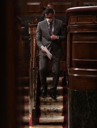 Archivo - El presidente del Gobierno, Pedro Sánchez, en el Congreso
