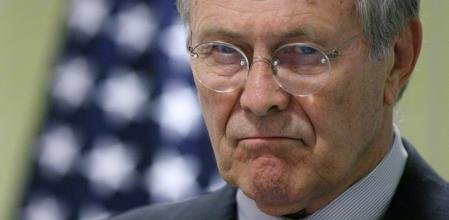 Donald Rumsfeld, uno de los artífices de la invasión de Irak y la guerra en Afganistán.