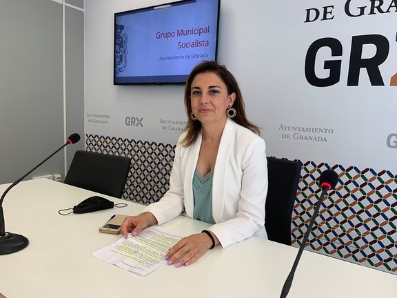 La viceportavoz del PSOE en el Ayuntamiento de Granada Raquel Ruz en una imagen de archivo.