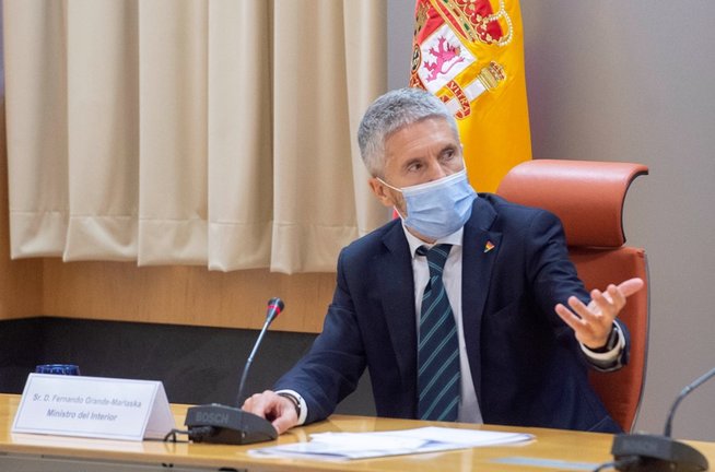 El ministro del Interior, Fernando Grande-Marlaska, durante un acto reciente