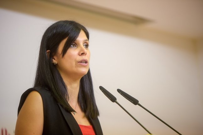 La secretaria general adjunta y portavoz de ERC, Marta Vilalta.