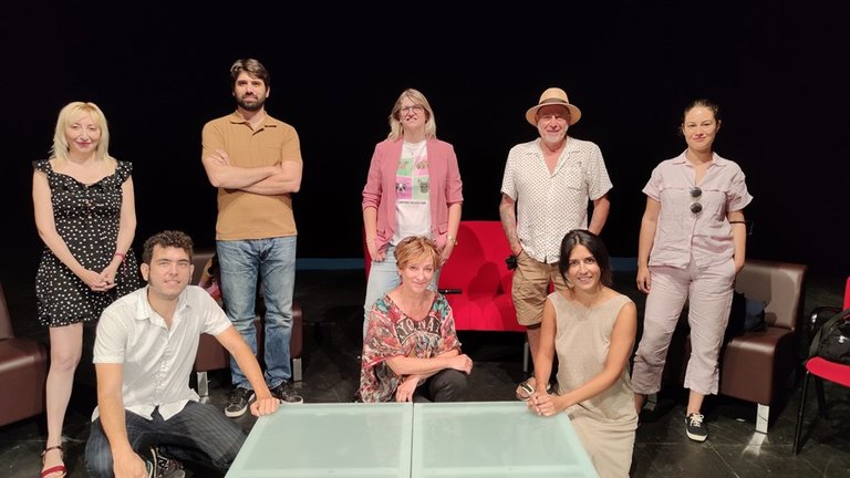 Foto de familia del Cortometrical Film Fest de Alcañiz 2021.