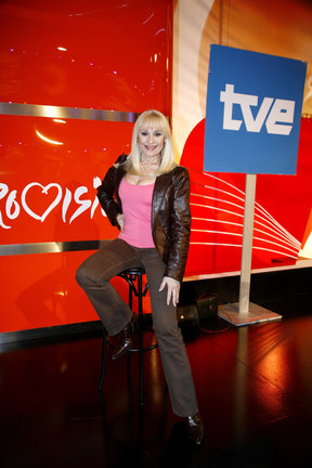 MADRID, 2008 March 7th. The Italian tv presenter and dancer, Rafaella Carra, presented the tv programme ‘Let’s save 2008 Eurovision Contest’ where the Spanish representative was elected. In the image: Rafaella Carrá.