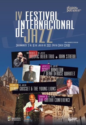 Cartel del IV Festival Internacional de Jazz de Salamanca.