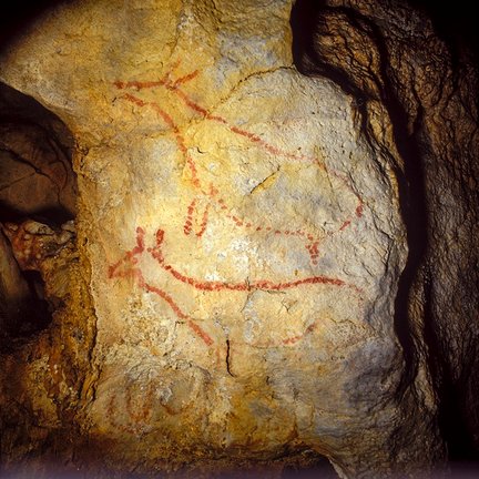 Cueva de Covalanas, en Cantabria. Arte rupestre
