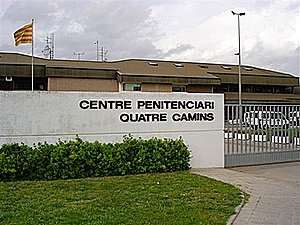 Centro Penitenciario de Quatre Camins, en La Roca del Vallès (Barcelona). Prisión, cárcel.