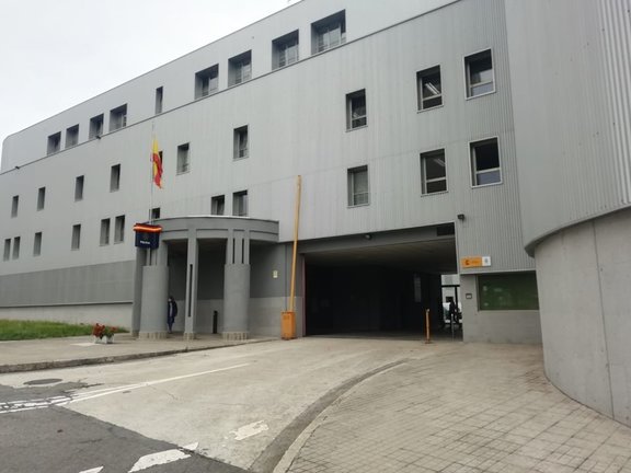 Comisaría de la Policía Nacional en A Coruña, donde están los detenidos por la paliza mortal al joven Samuel Luiz.