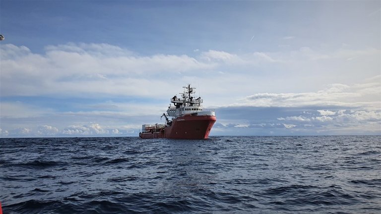 Archivo - El barco de rescate 'Ocean Viking'