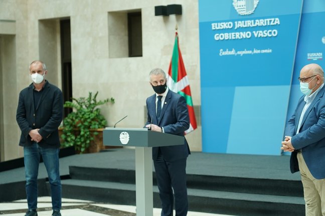 Archivo - El lehendakari, Iñigo Urkullu,  a 25 de mayo de 2021, en Vitoria, Euskadi, (España). 