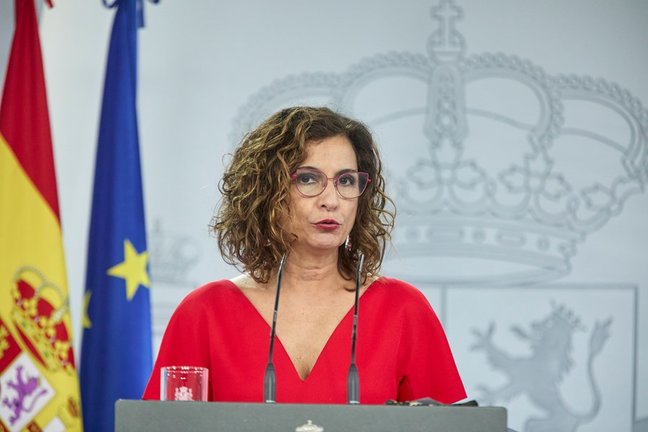 La ministra portavoz del Gobierno y ministra de Hacienda, María Jesús Montero
