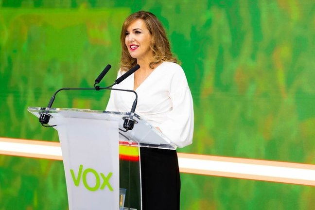 La diputada de Vox por Málaga y vicesecretaria de Portavocía de la formación, Patricia Rueda