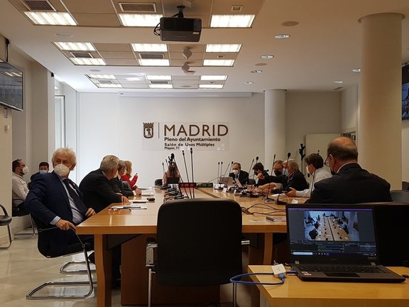 Archivo - Comisión de Seguridad y Emergencias del Ayuntamiento de Madrid