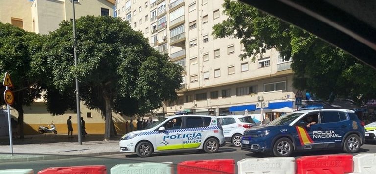 Calle donde se ha producido el asesinato a una mujer en Málaga