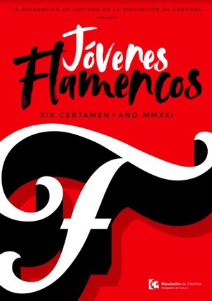 Cartel del certamen Jóvenes Flamencos.