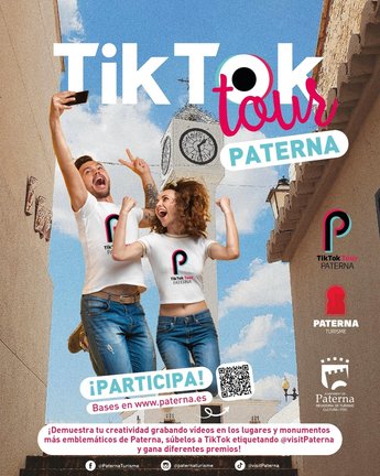 Cartel del TikTok 'tour' de Paterna
