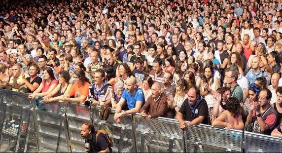 Público durante el concierto en una edición pasada.