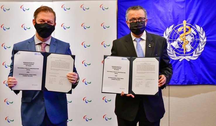 El Comité Paralímpico Internacional y la OMS firman un acuerdo para cooperar en la promoción de diversidad y equidad