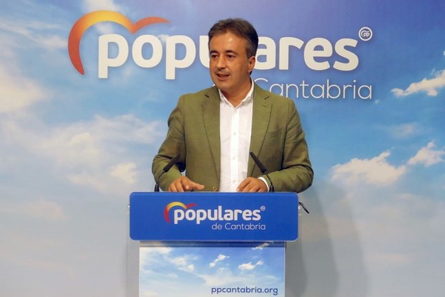El diputado nacional del PP por Cantabria Diego Movellán