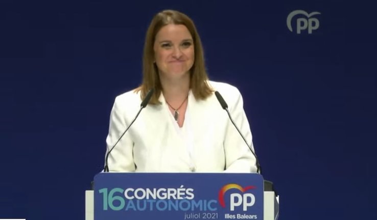 La elegida presidenta del PP en Baleares, Marga Prohens.