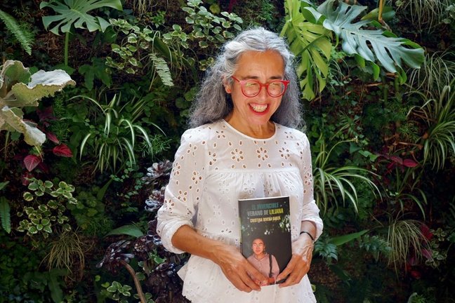 La escritora y traductora mexicana Cristina Rivera en Barcelona