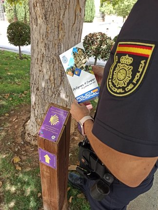 La Policía Nacional ya dispone de centros oficiales de sellado de la credencial de peregrino en Albacete, Guadalajara y Toledo