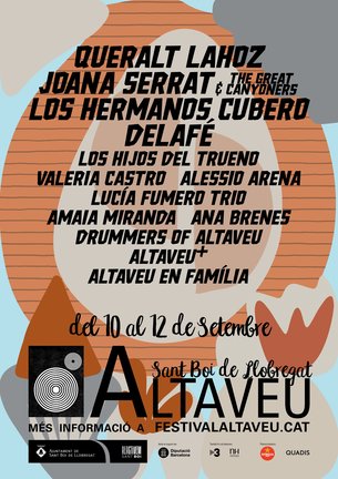Cartel del Festival Altaveu de Sant Boi de Llobregat (Barcelona) de 2021.