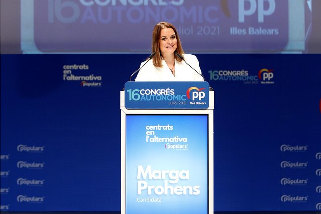La presidenta del PP de Baleares, Marga Prohens
