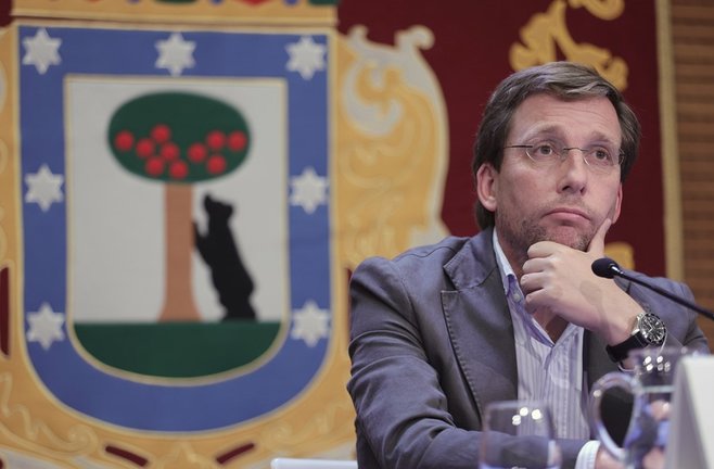 El portavoz nacional del PP y alcalde de Madrid, José Luis Martínez-Almeida.