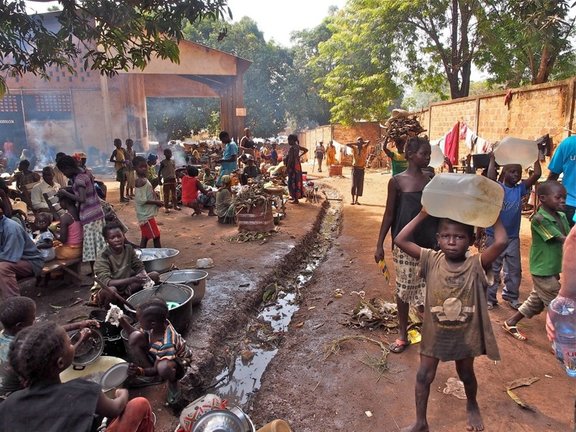 Archivo - Desplazados República Centroafricana