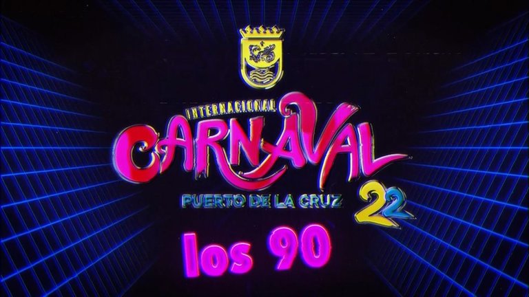 Foto temática del Carnaval de Puerto de la Cruz dedicado a 'Los 90'