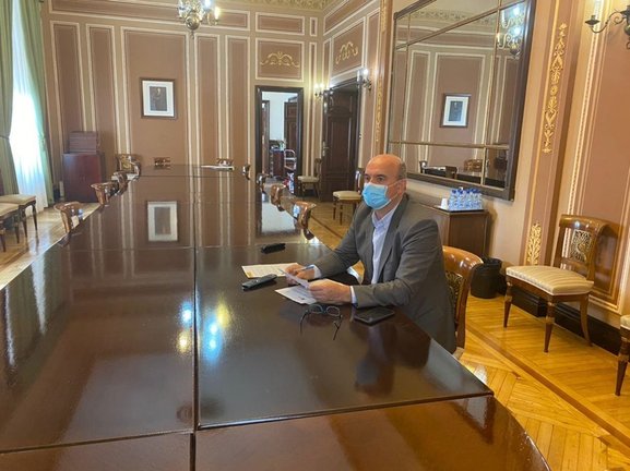 Archivo - El delegado del Gobierno en Canarias, Anselmo Pestana