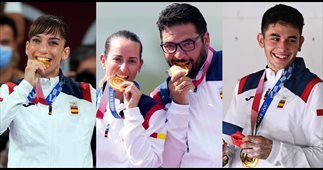 Sandra Sánchez, Fátima Gálvez y Alberto Fernández y Alberto Ginés - COE
MADRID, 8 Ago. (EUROPA PRESS) -