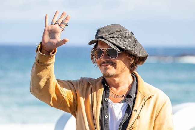Archivo - Johnny Depp durante la presentación de la película 'Crock of Gold A few rounds with Shane Macgowan' en el Festival de San Sebastián, a 20 de septiembre de 2020.