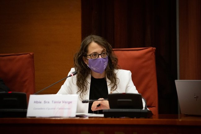 La consellera de Igualdad y Feminismo, Tania Verge, en una imagen de archivo