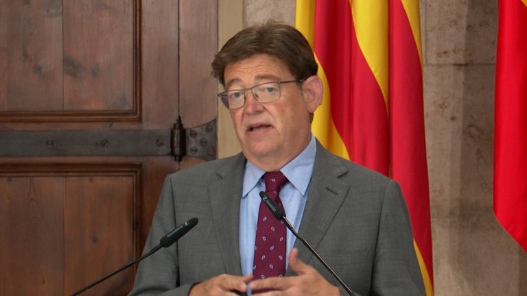 El 'president' de la Generalitat, Ximo Puig, comparece en rueda de prensa