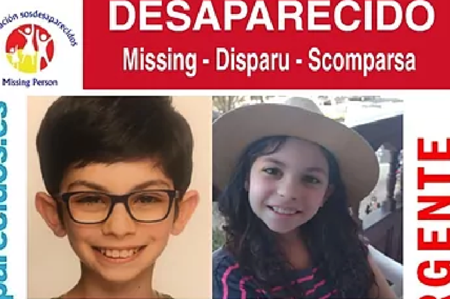 Los niños, Kristian y Amantia Toska, desaparecieron el pasado 17 de enero en Tenerife.SOS DESAPARECIDOS