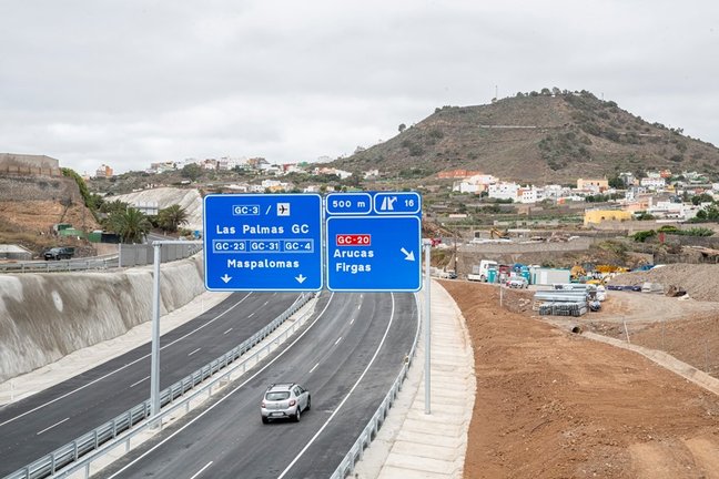 Autovía GC-3, último tramo de la IV Fase de la Circunvalación de Las Palmas de Gran Canaria