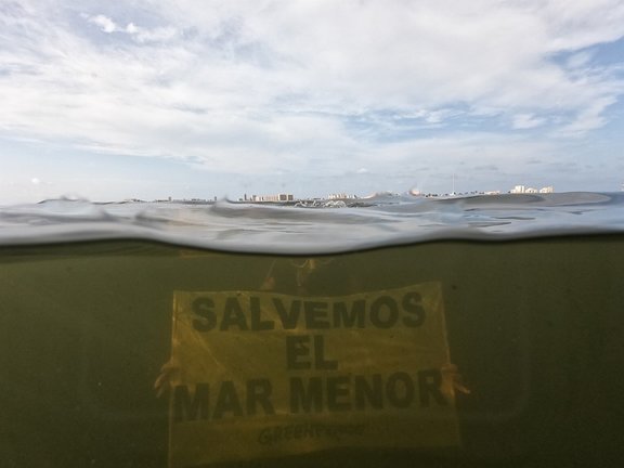Campaña de Greenpeace para salvar el Mar Menor