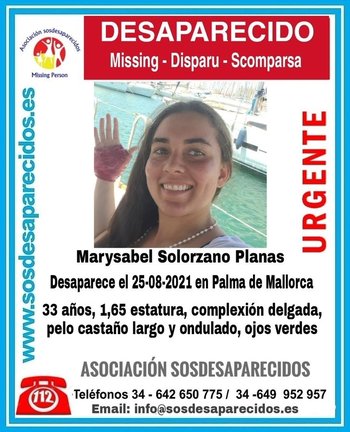 Alerta por la desaparición de una mujer de 33 años en Palma.