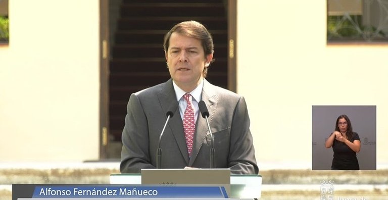 El presidente de la Junta, Alfonso Fernández Mañueco, comparece para analizar el nuevo curso político.